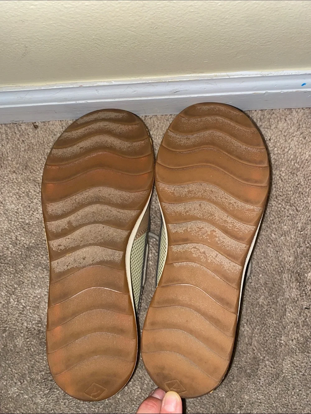 Sperry Tan Leather Moccasin Boat Shoes for Boys
